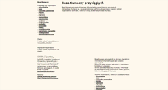 Desktop Screenshot of baza-tlumaczy.net